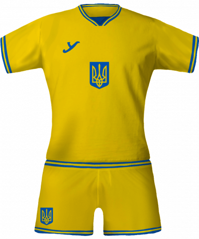Fussballcup Ukraine Trikot
