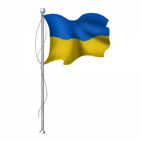 Ukrainische Fahne in Harvestopia